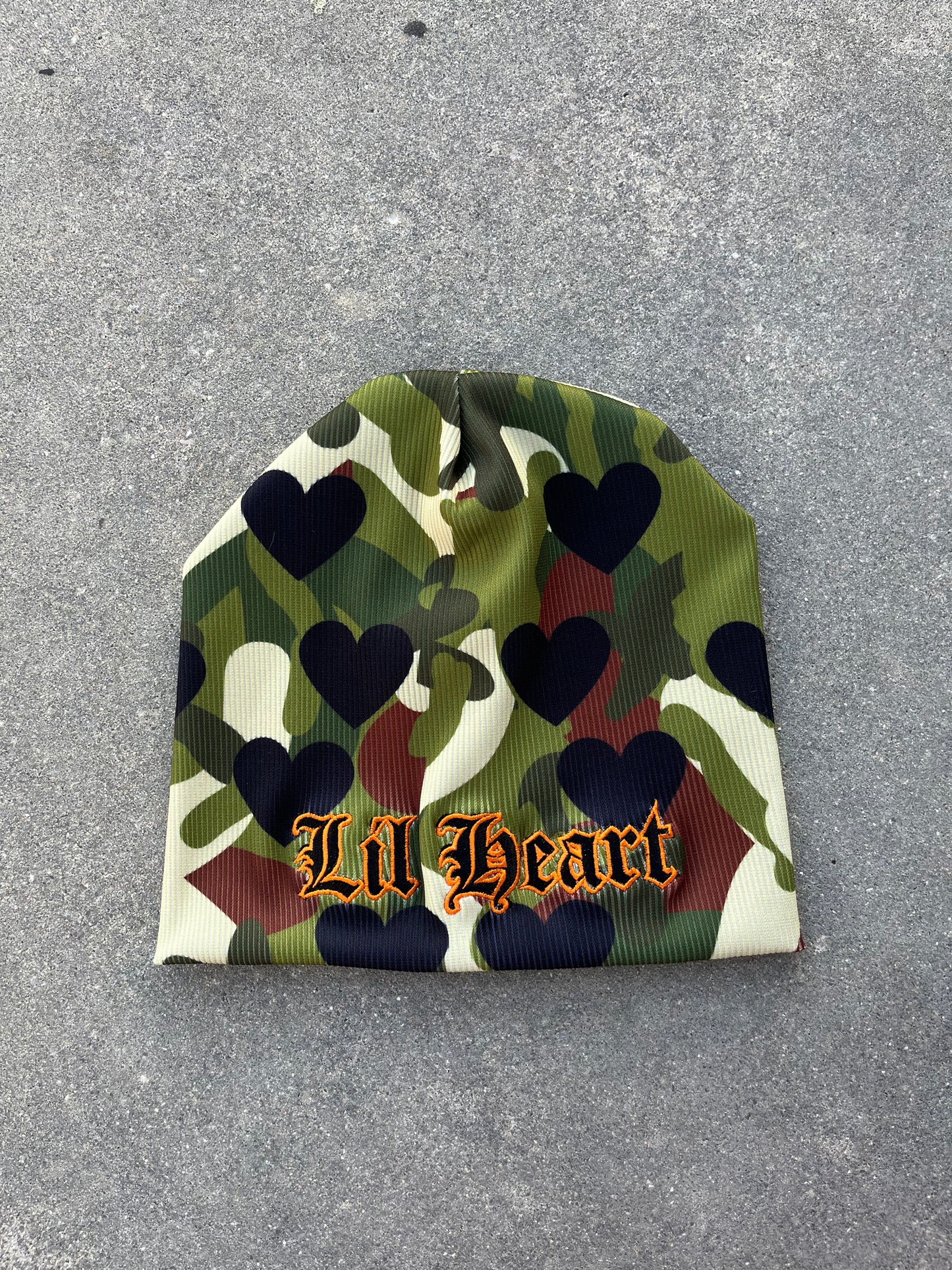 Camo Lil Heart Beanie's