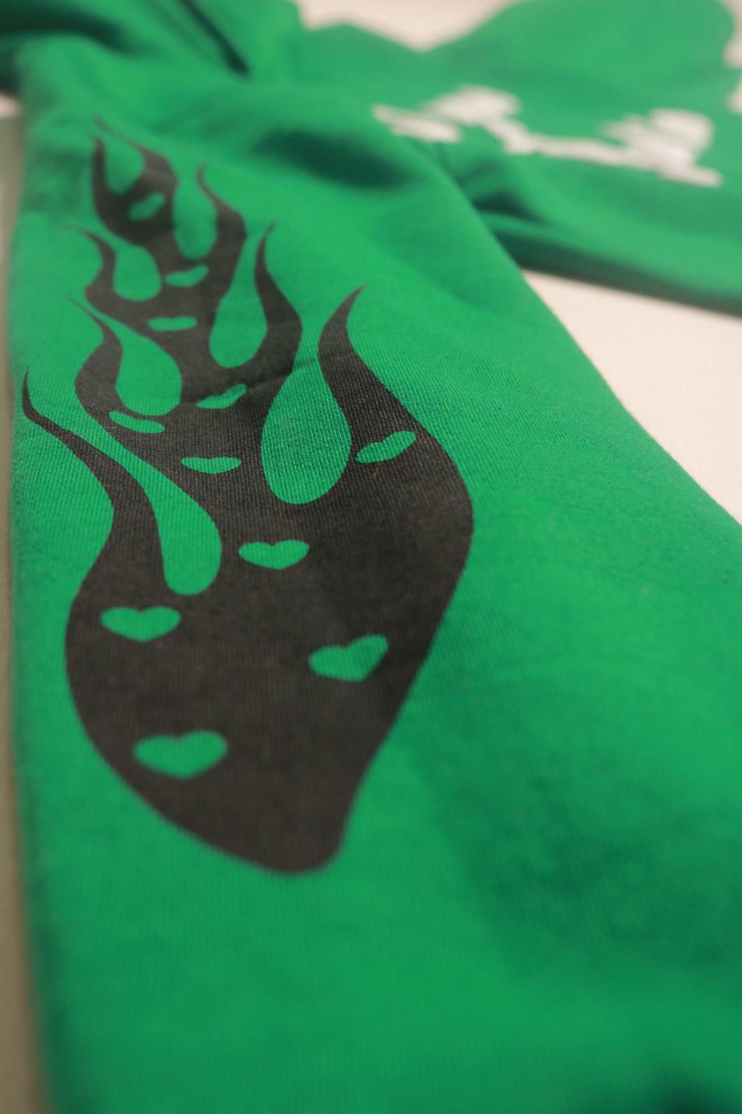 Green Put Your Heart In Fashion Hoodie