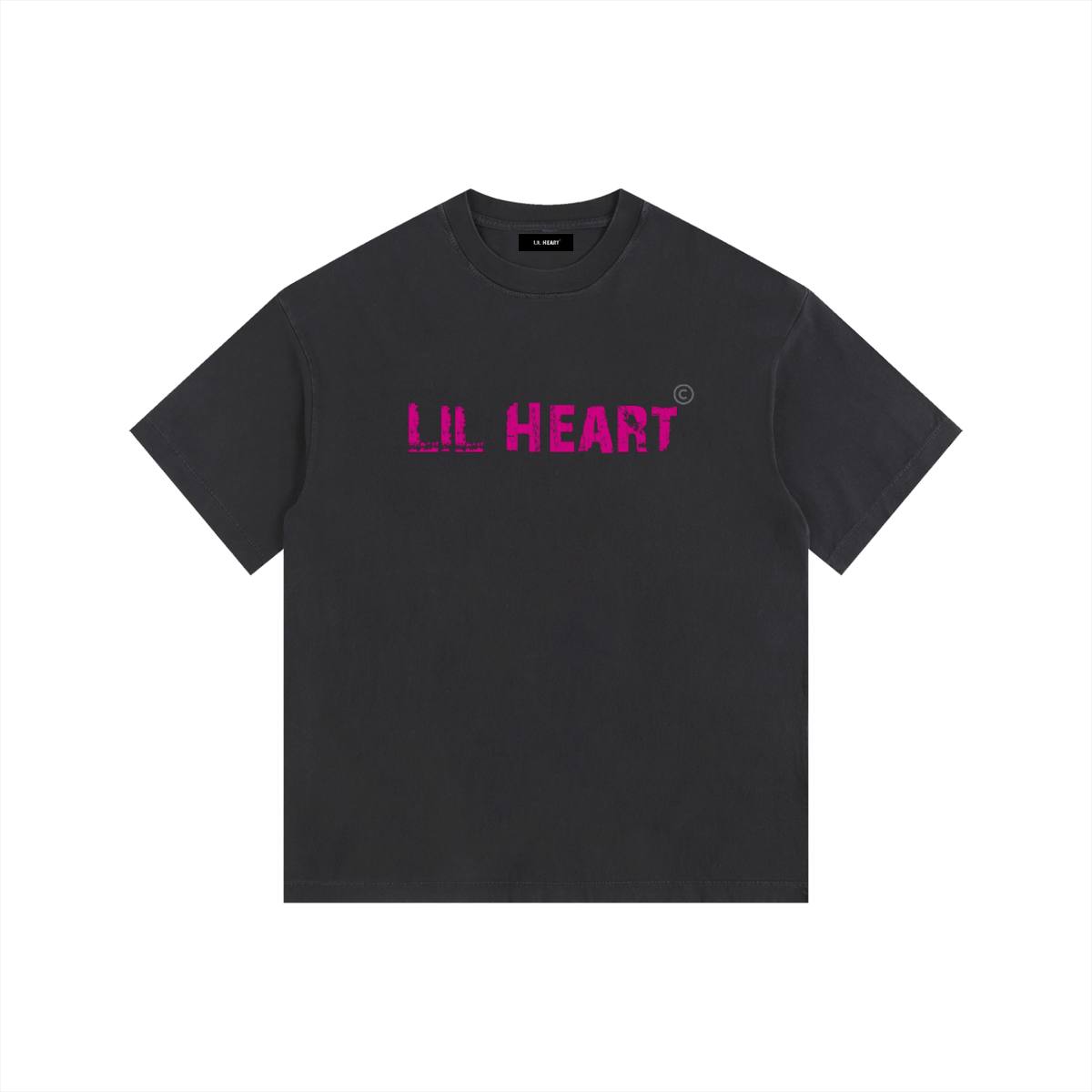 V4 Black "LIL HEART" T-Shirt