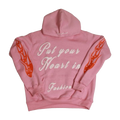 Pink Put Your Heart In Fashion Hoodie